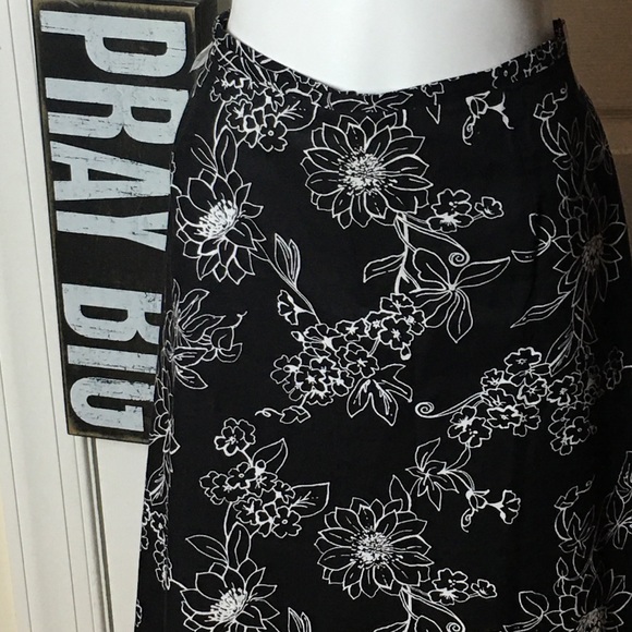 SAG HARBOR cotton maxi skirt fully lined size 14 - Picture 5 of 7